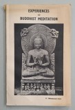 EXPERIENCES OF BUDDHIST MEDITATION , 1978