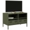 Gossi dulap tv, verde masliniu, 68x39x43,5 cm, otel laminat la rece