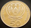 Moneda exotica 50 AMAFARANGA - RWANDA, anul 2011 *cod 1088 = UNC, Africa