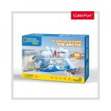 Cumpara ieftin Cubic Fun - Puzzle 3D si Brosura-Lumea De Gheata 73 Piese, CubicFun