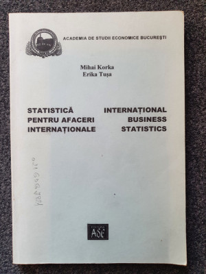 STATISTICA PENTRU AFACERI INTERNATIONALE - Korka, Tusa foto