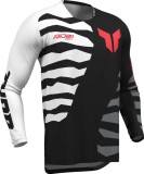 Tricou ATV/Cross Thor Shredder, culoare negru/alb, marime M Cod Produs: MX_NEW 29108873PE