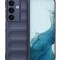 Husa Wave din Silicon compatibila Samsung Galaxy A22 5G Anti-Shock, Albastru inchis