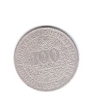 Moneda Africa de Vest 100 francs/franci 1982, stare relativ buna, curata