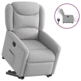 Cumpara ieftin Scaun reclinabil electric, tesatura gri nor