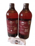 Dual Pack, Pure Breed Oil, Pure Teak Oil, laveta bumbac, 1000 ml/1000 ml