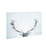 Tablou decorativ cu LED Ren Family Pound, 40 x 30 cm, 2 x AA, 6 LED-uri, lumina alb cald