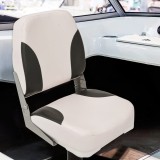 VidaXL Scaun barcă, cu piedestal pivotant la 360&deg;