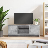 Comoda TV, gri beton, 102x30x37,5 cm, lemn prelucrat GartenMobel Dekor, vidaXL