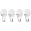 Bec LED Yeelight W4 Lite, Wi-Fi, E27, 9W, 2700K - 6500K, 806lm, Set 4 bucati, Alb YLQDP-0012