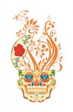 Sticker decorativ, Skull, 90 cm, 219STK-7