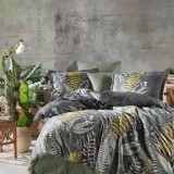 Lenjerie de pat satin clasy king size (botanica)
