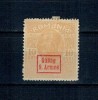 1917 - Ocup. germana, timbru fiscal, Mi7 nestampilat