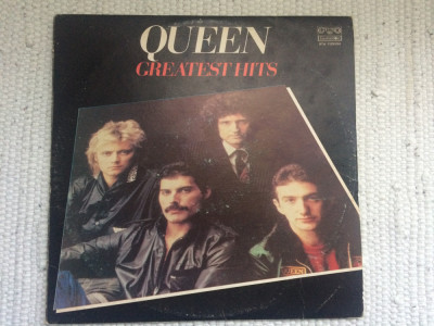 queen greatest hits dublu disc 2 LP vinyl muzica pop hard rock balkanton VG+ foto
