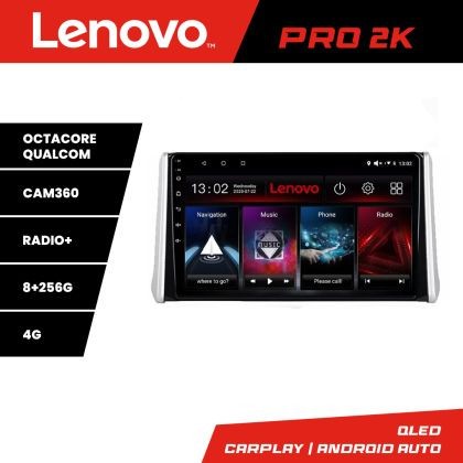 Navigatie Toyota RAV4 2018 8 core QLED 2K 8+256 360 Android Waze USB Navigatie Internet Youtube Radio v1 Lenovo CarStore Technology