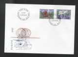 Switzerland 1987 Europa CEPT Modern art Mi.1349-50 FDC UN.007, Stampilat