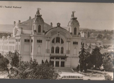 CPIB 21257 CARTE POSTALA - CLUJ. TEATRUL NATIONAL, RPR foto
