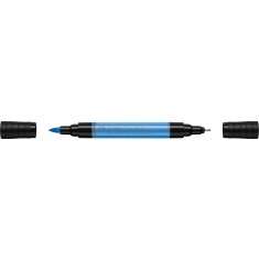 PITT ARTIST PEN DUAL MARKER ALBASTRU ULTRAMARIN 120 FABER-CASTELL