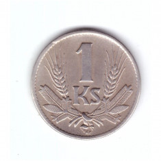 Moneda Slovacia 1 koruna / coroana 1941, stare foarte buna, curata