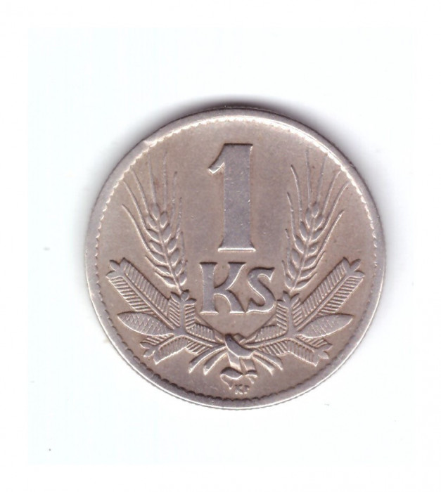 Moneda Slovacia 1 koruna / coroana 1941, stare foarte buna, curata