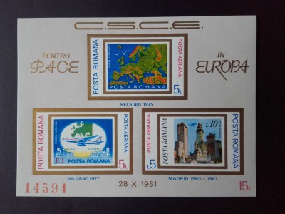 1981 - CSCE - colita nedantelata - LP1043 foto