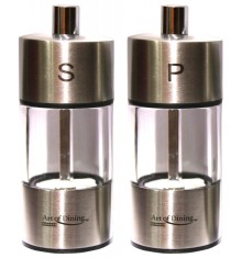 SET 2 RASNITE SARE &amp; PIPER, INOX, 9 CM