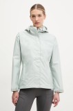 Helly Hansen geacă de ploaie Seven femei, culoarea verde, 62066