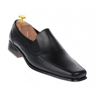 Pantofi barbati eleganti din piele naturala, cu elastic - STD10NEL foto