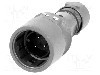 Conector circular, tata, 3 pini, BULGIN - PXP6010/03P/ST/0507