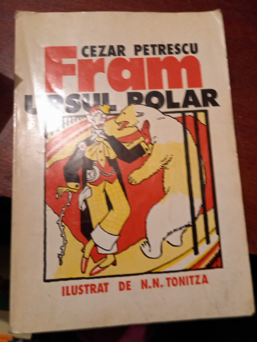 FRAM URSUL POLAR ILUSTRAT DE N N TONITZA