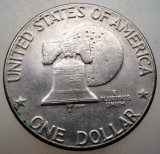1.599 USA SUA EISENHOWER BICENTENNIAL LIBERTY BELL 1 ONE DOLLAR 1976 D