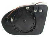 Geam oglinda exterioara cu suport fixare Opel Insignia, 03.2017-, partea Dreapta, incalzit; sticla convexa; geam cromat; cu functie de unghi mort, Vi