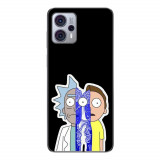 Husa compatibila cu Motorola Moto G53 Silicon Gel Tpu Model Rick And Morty Connected