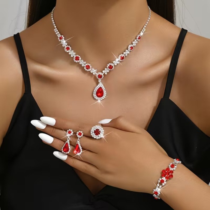 Set colier Rose