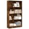 vidaXL Bibliotecă, stejar fumuriu, 80x24x143 cm, lemn prelucrat 857848