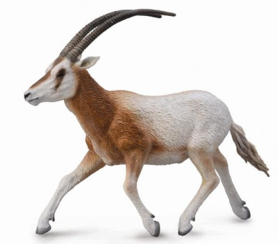 Gazela Oryx cu coarne sabie L - Animal figurina foto