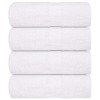 Provee de spalat 4 buc Alb 15x21 cm 360 g/m&sup2; 100% bumbac