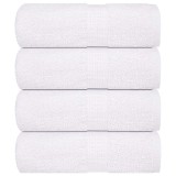 Prosoape de baie 4 buc. FROGN Alb 30x30 cm 100% bumbac