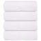 Provee de spalat 4 buc Alb 15x21 cm 360 g/m&sup2; 100% bumbac