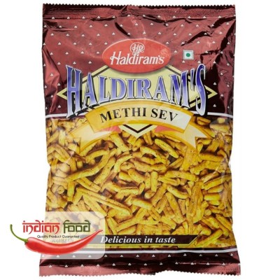 Haldiram&amp;#039;s Methi Sev (Snacks Indian Methi Sev) 200g foto