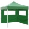 vidaXL Cort pliabil cu 2 pereți, verde, 3 x 3 m