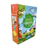 Set 5 Carti Usborne Lift-the-Flap, Carti cu clape, Pentru copii 5-8 ani, How Things Work, Peste 90 clape