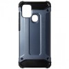 Husa Armor plastic + silicon TPU albastru cu negru pentru Samsung Galaxy A21s (A217F)