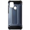 Husa Armor plastic + silicon TPU albastru cu negru pentru Samsung Galaxy A21s (A217F)