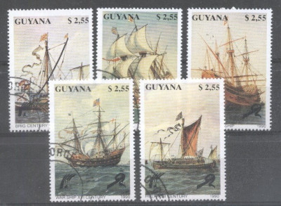 Guyana 1990 Ships used DE.019 foto