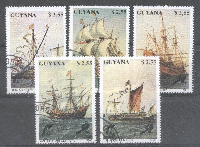 Guyana 1990 Ships used DE.019