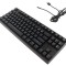 Tastatură neagră USB A/USB C SAVIO 2000mAh 30h