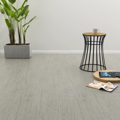 Plăci autoadezive pardoseală stejar decolorat PVC 4,46 m&amp;sup2; 3 mm foto