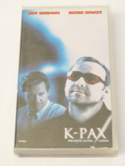 Caseta video VHS originala film tradus Ro - K-PAX foto