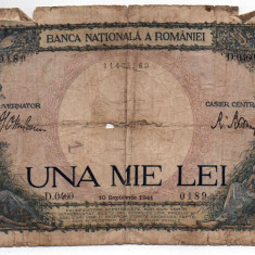 Bancnotă 1000 lei - Republica Socialistă România, 1941